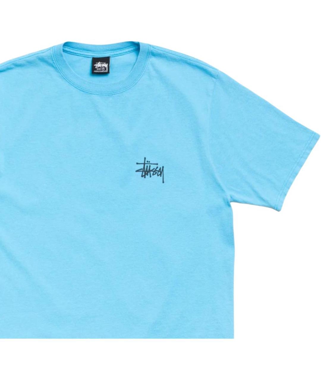 STUSSY Синяя футболка, фото 3