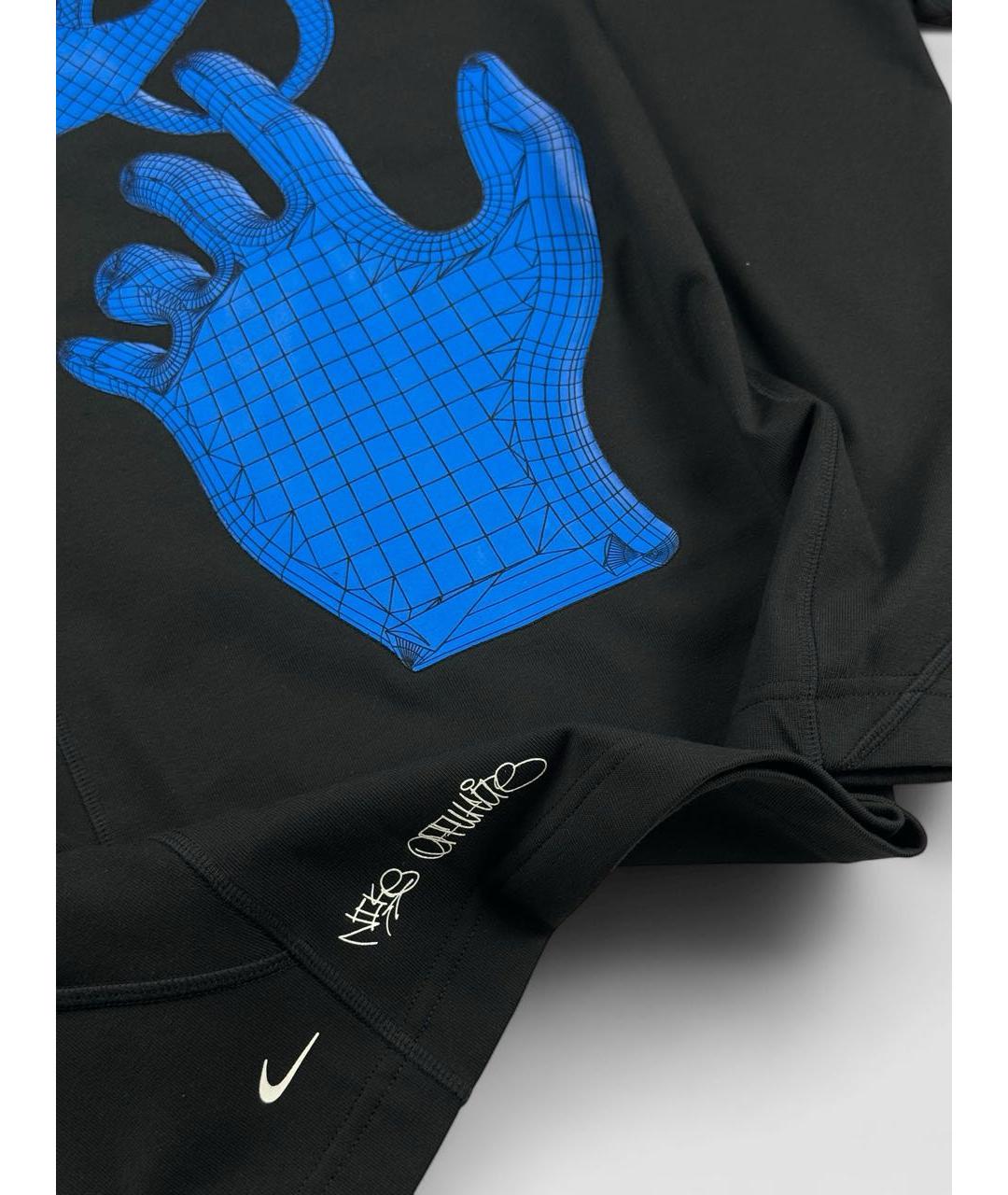 NIKE X OFF-WHITE Черная футболка, фото 3
