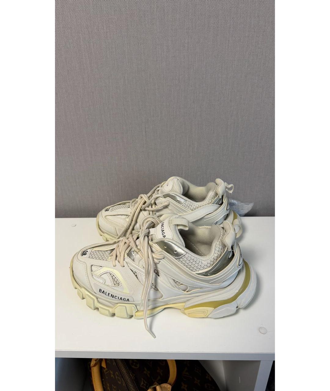 BALENCIAGA Белые кроссовки, фото 5