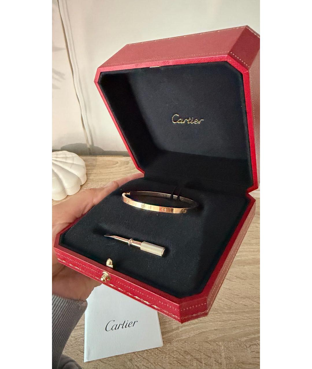 CARTIER Золотой браслет из розового золота, фото 5