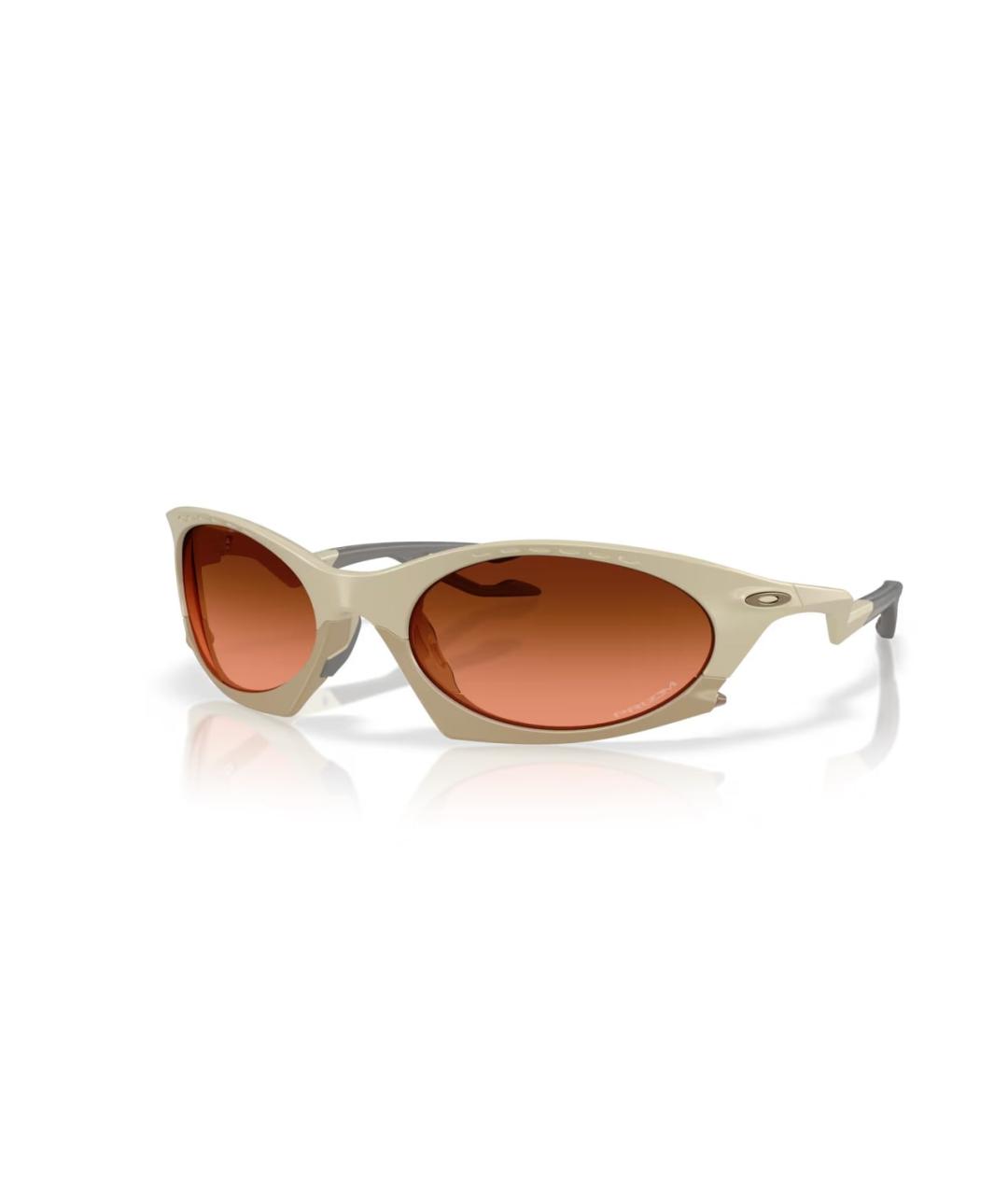 OAKLEY Бежевые пластиковые солнцезащитные очки, фото 2
