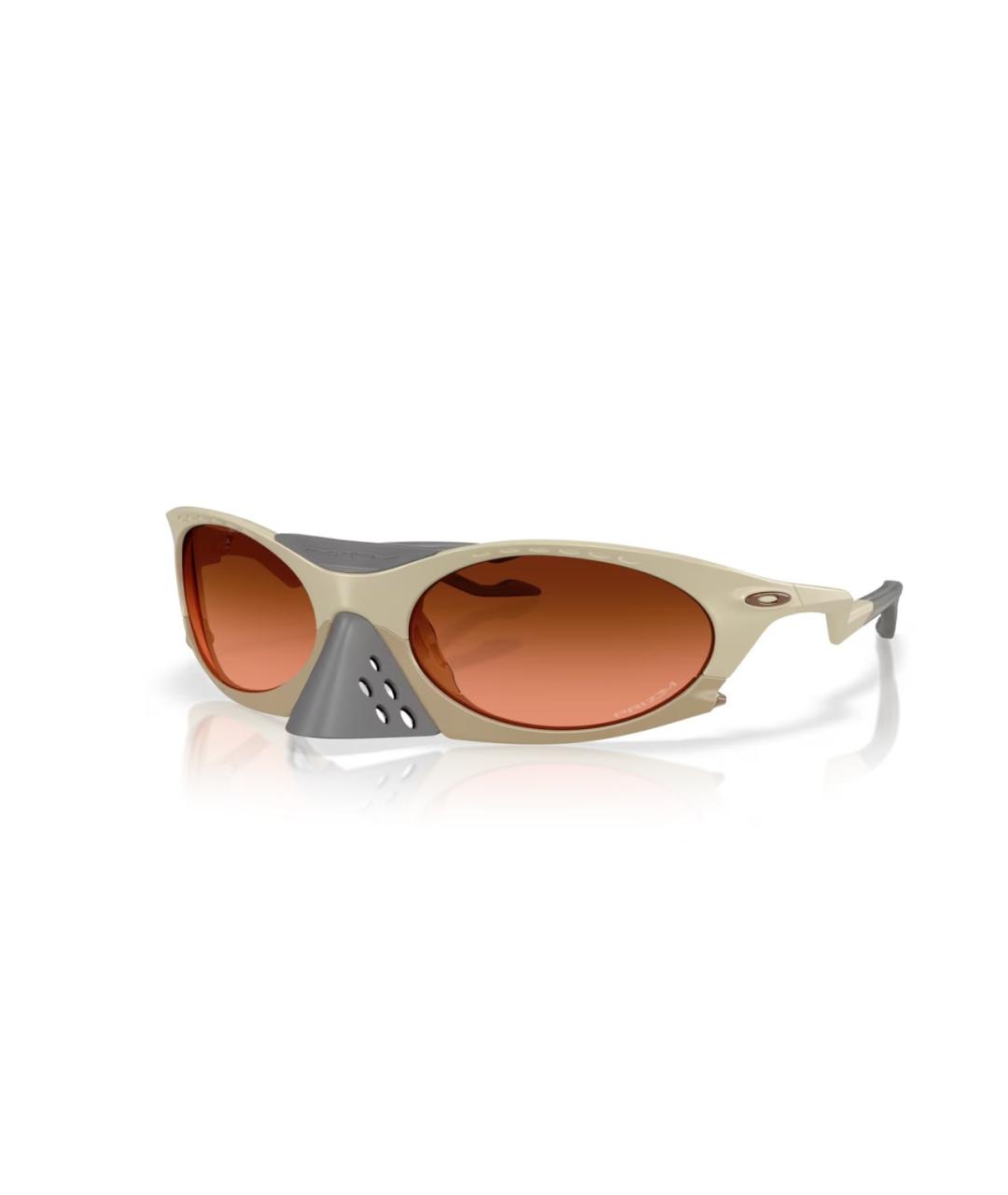 OAKLEY Бежевые пластиковые солнцезащитные очки, фото 6