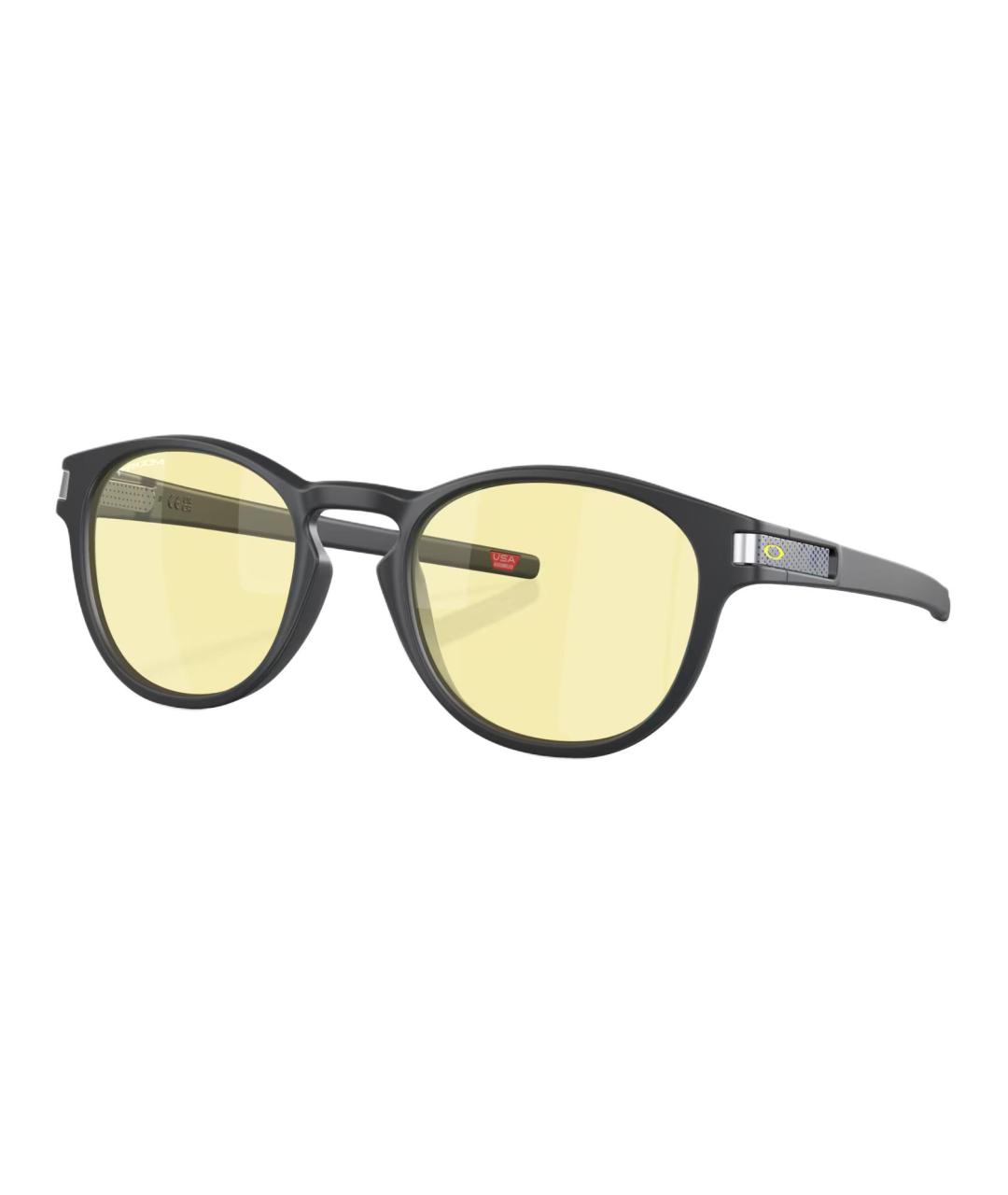 OAKLEY Черные пластиковые солнцезащитные очки, фото 1