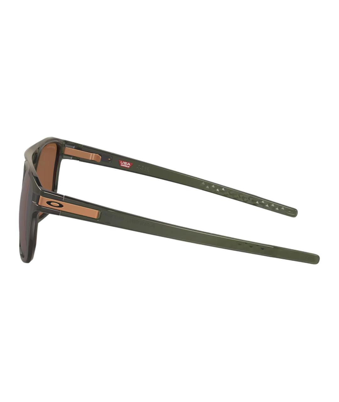 OAKLEY Хаки пластиковые солнцезащитные очки, фото 3