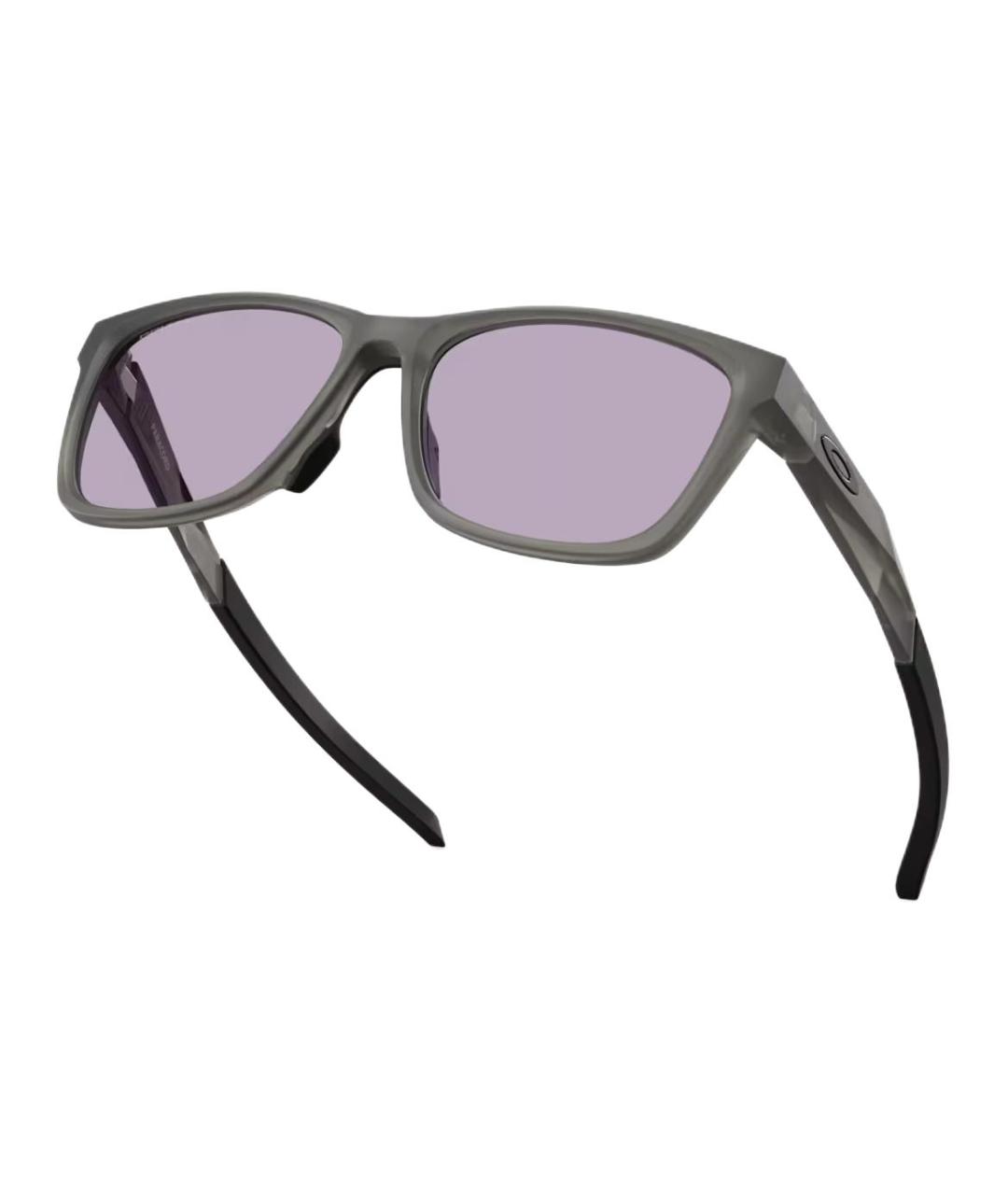 OAKLEY Серые пластиковые солнцезащитные очки, фото 4
