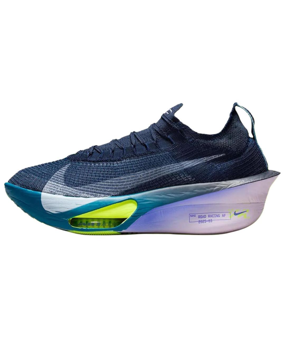 NIKE Темно-синие текстильные низкие кроссовки / кеды, фото 8