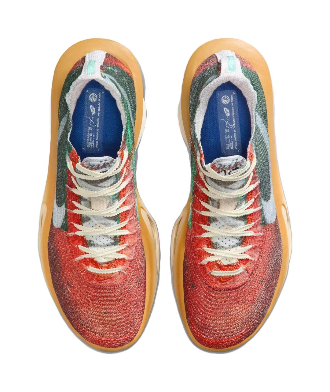 NIKE Красные низкие кроссовки / кеды, фото 4