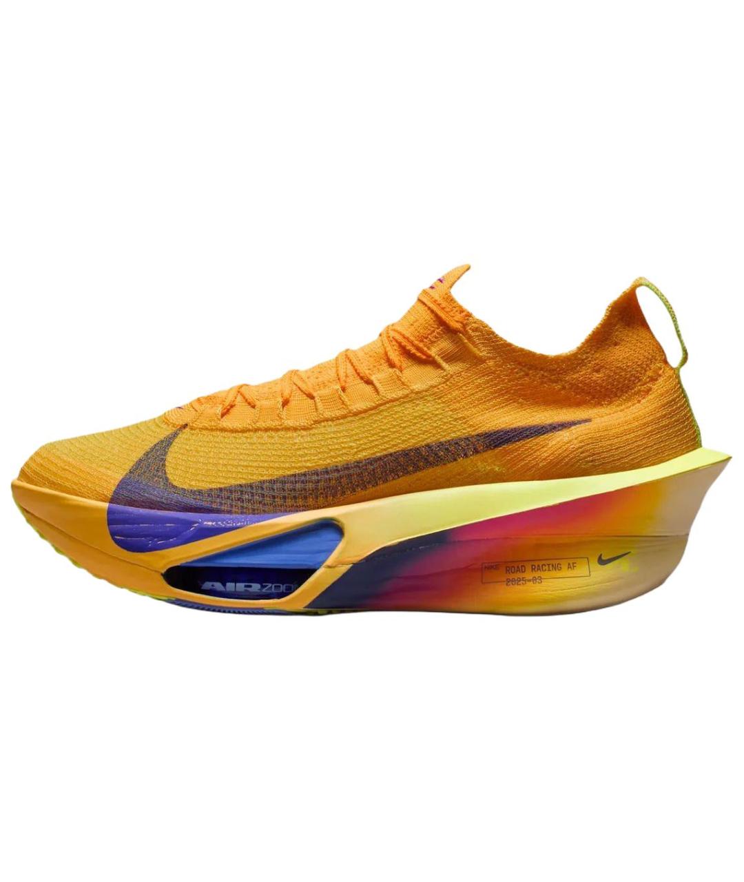 NIKE Оранжевые текстильные низкие кроссовки / кеды, фото 8