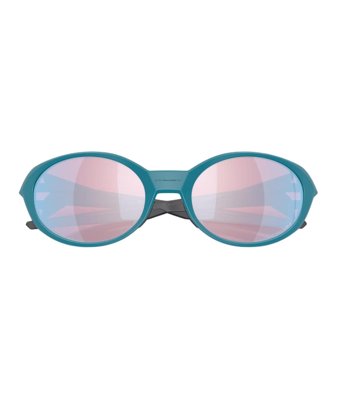 OAKLEY Синие пластиковые солнцезащитные очки, фото 5
