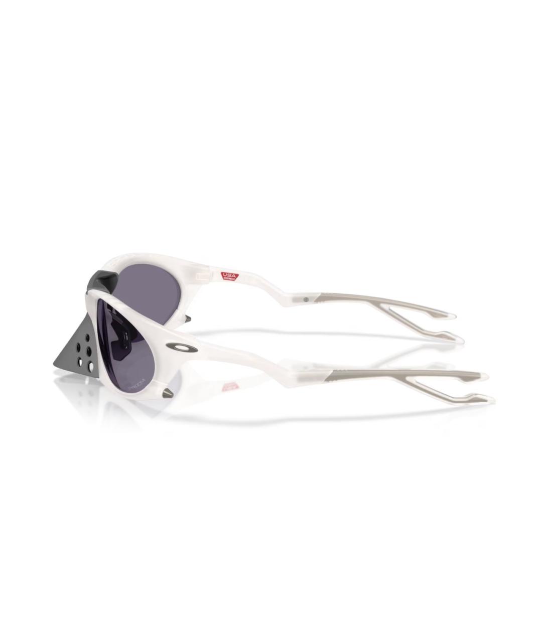 OAKLEY Белые пластиковые солнцезащитные очки, фото 4