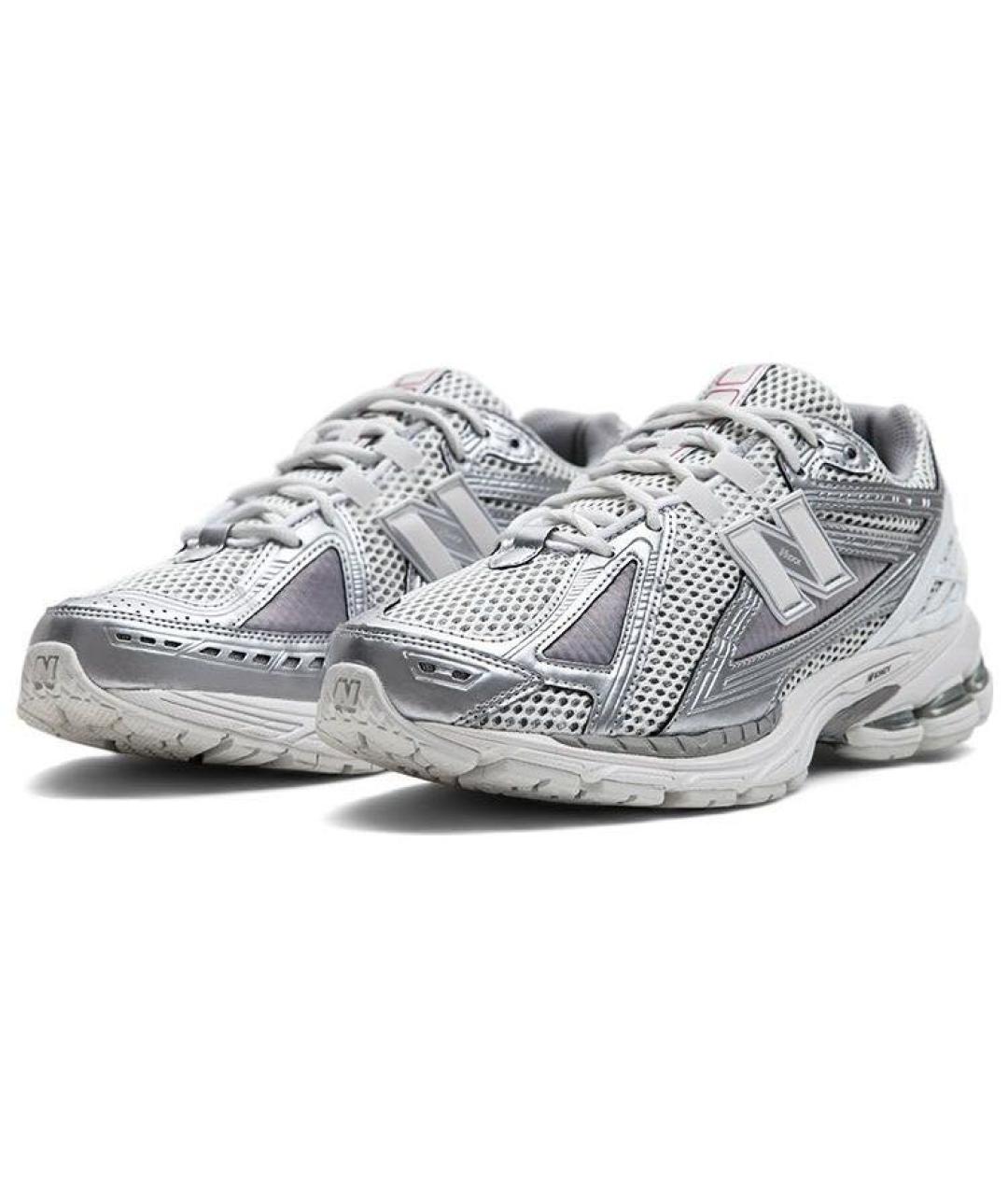 NEW BALANCE Белые текстильные кроссовки, фото 5