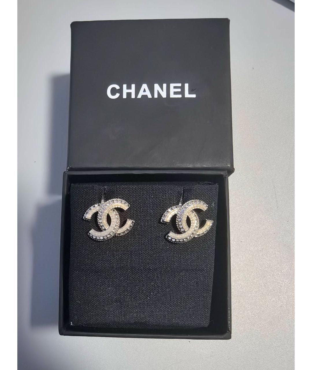 CHANEL Золотые серьги, фото 8