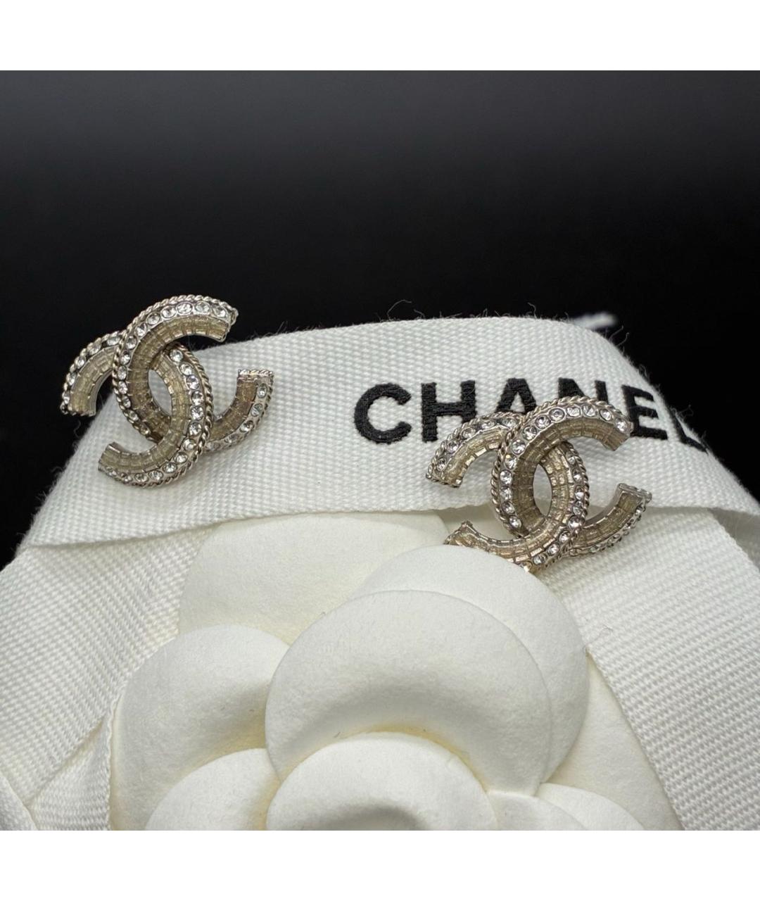 CHANEL Золотые серьги, фото 3