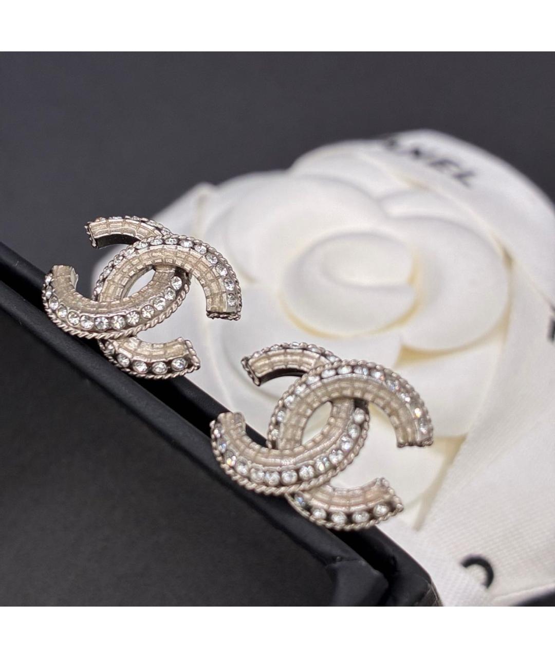CHANEL Золотые серьги, фото 6