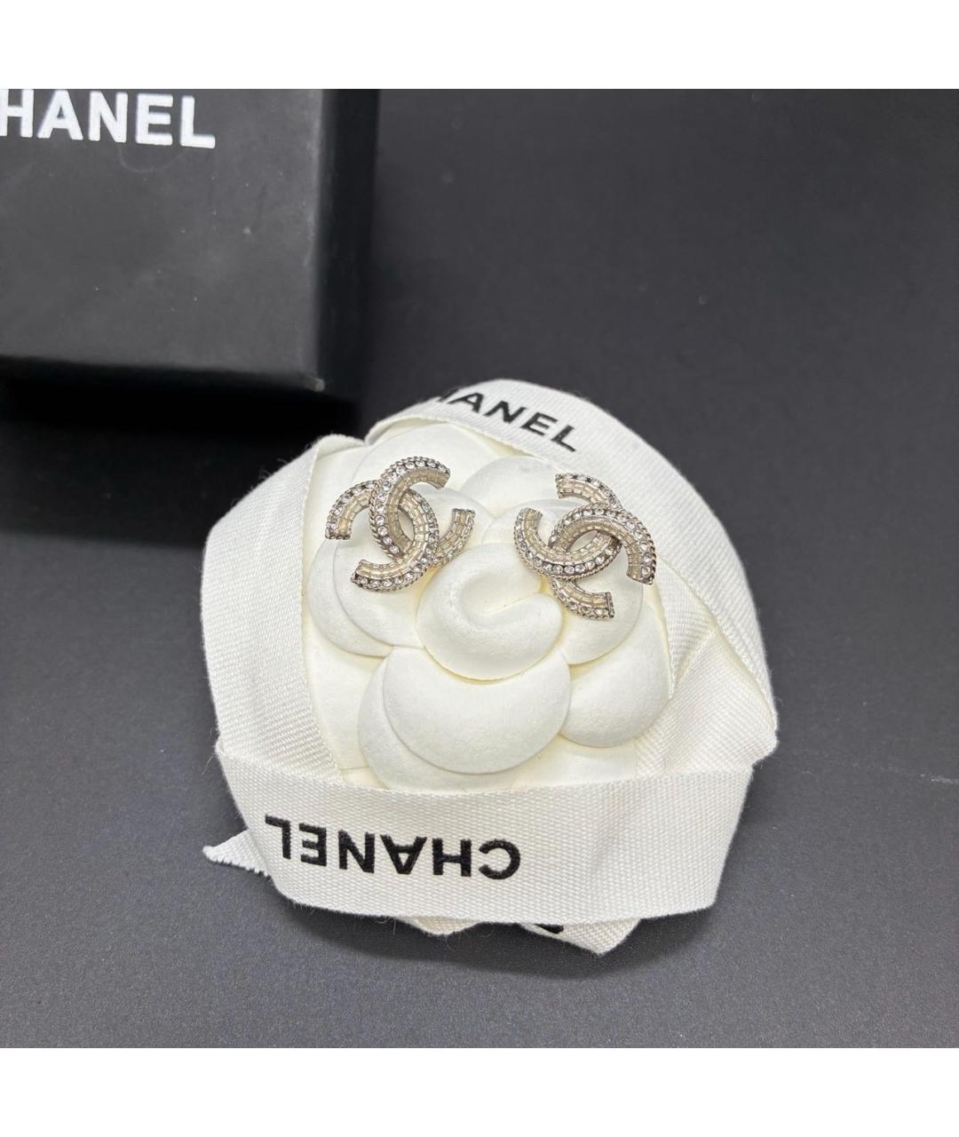 CHANEL Золотые серьги, фото 2