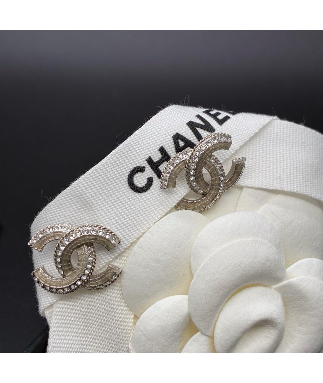 CHANEL Золотые серьги, фото 4