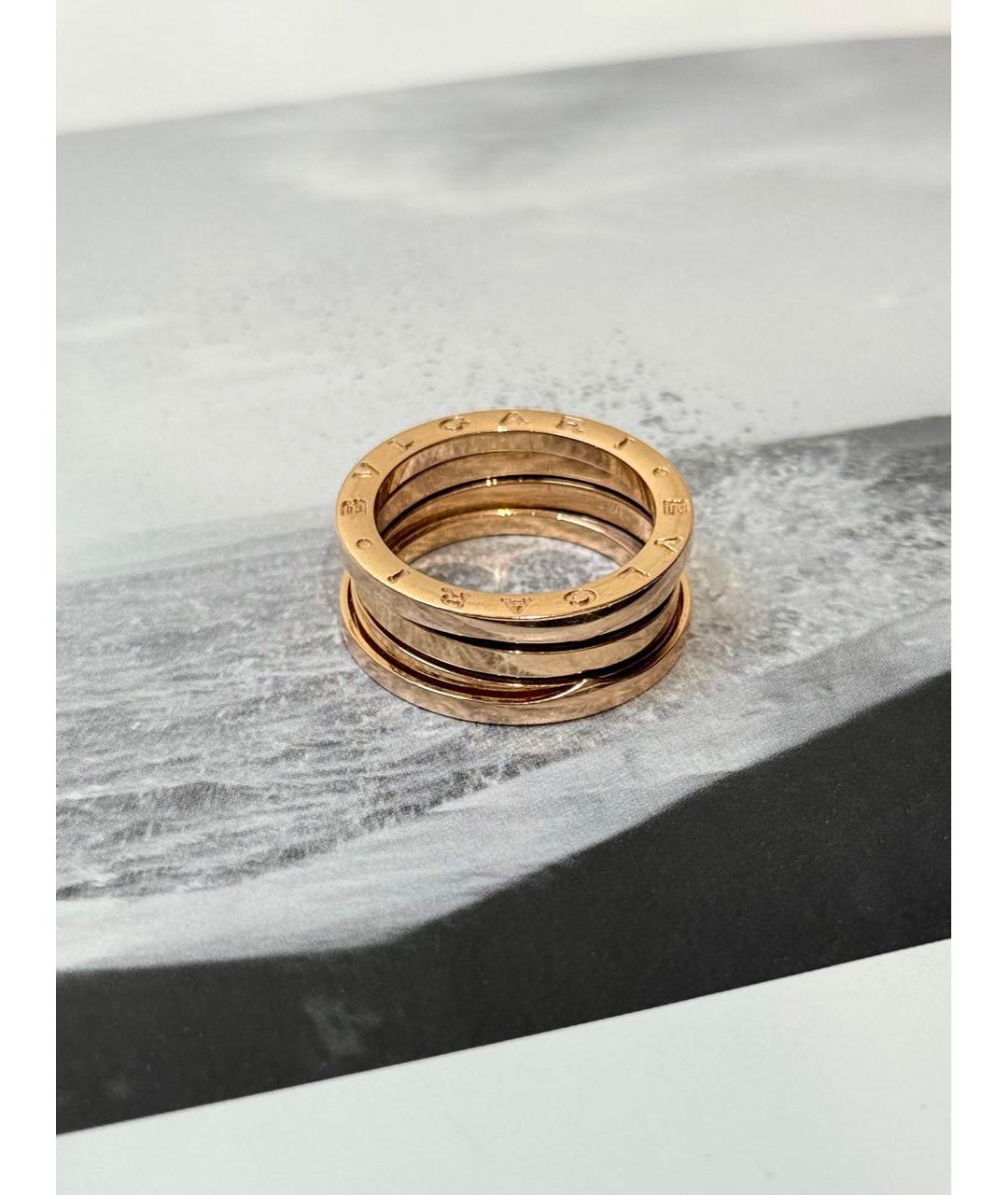 BVLGARI Золотое кольцо из розового золота, фото 7