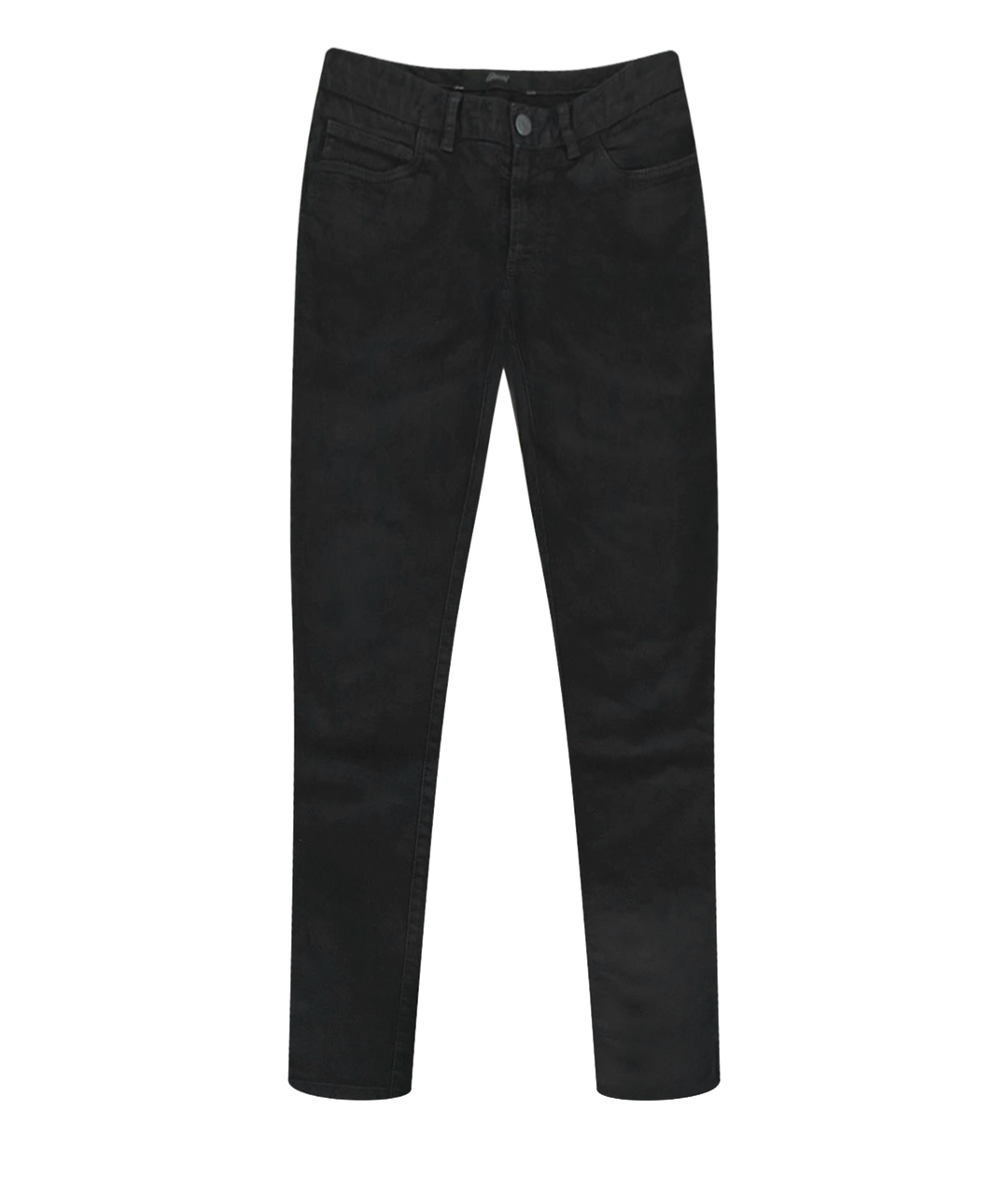 BRIONI Черные хлопковые джинсы скинни, фото 1