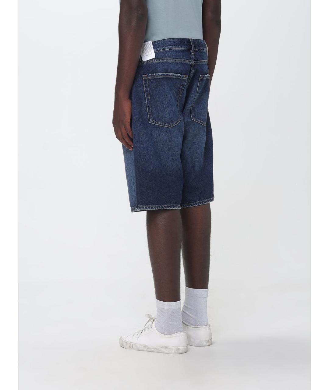 ICON DENIM Синие хлопковые шорты, фото 2