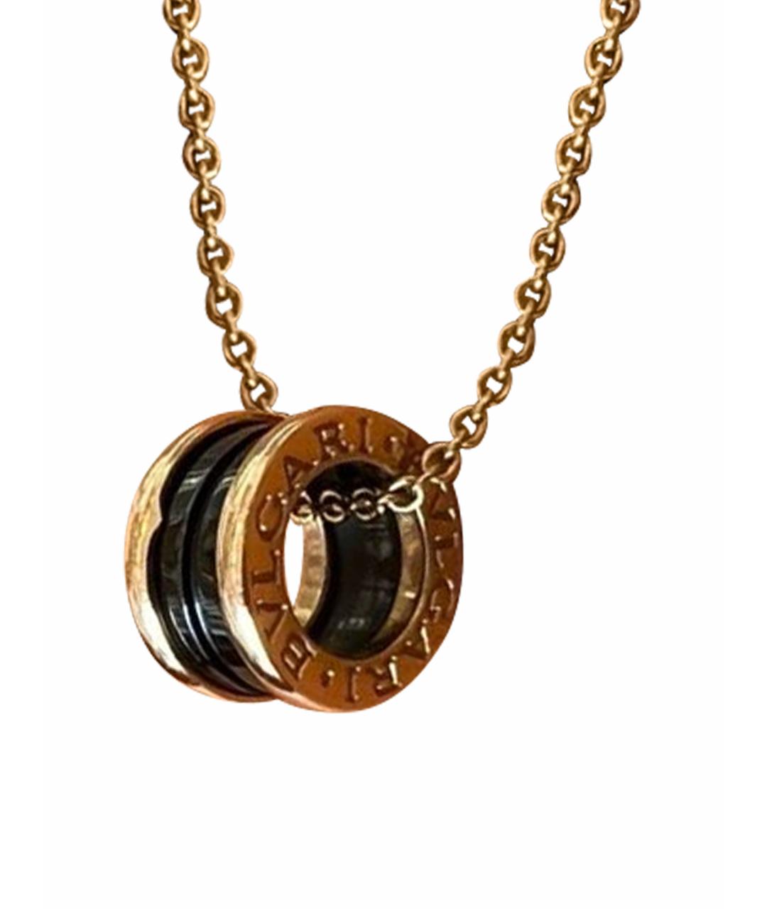 BVLGARI Золотая подвеска из розового золота, фото 1