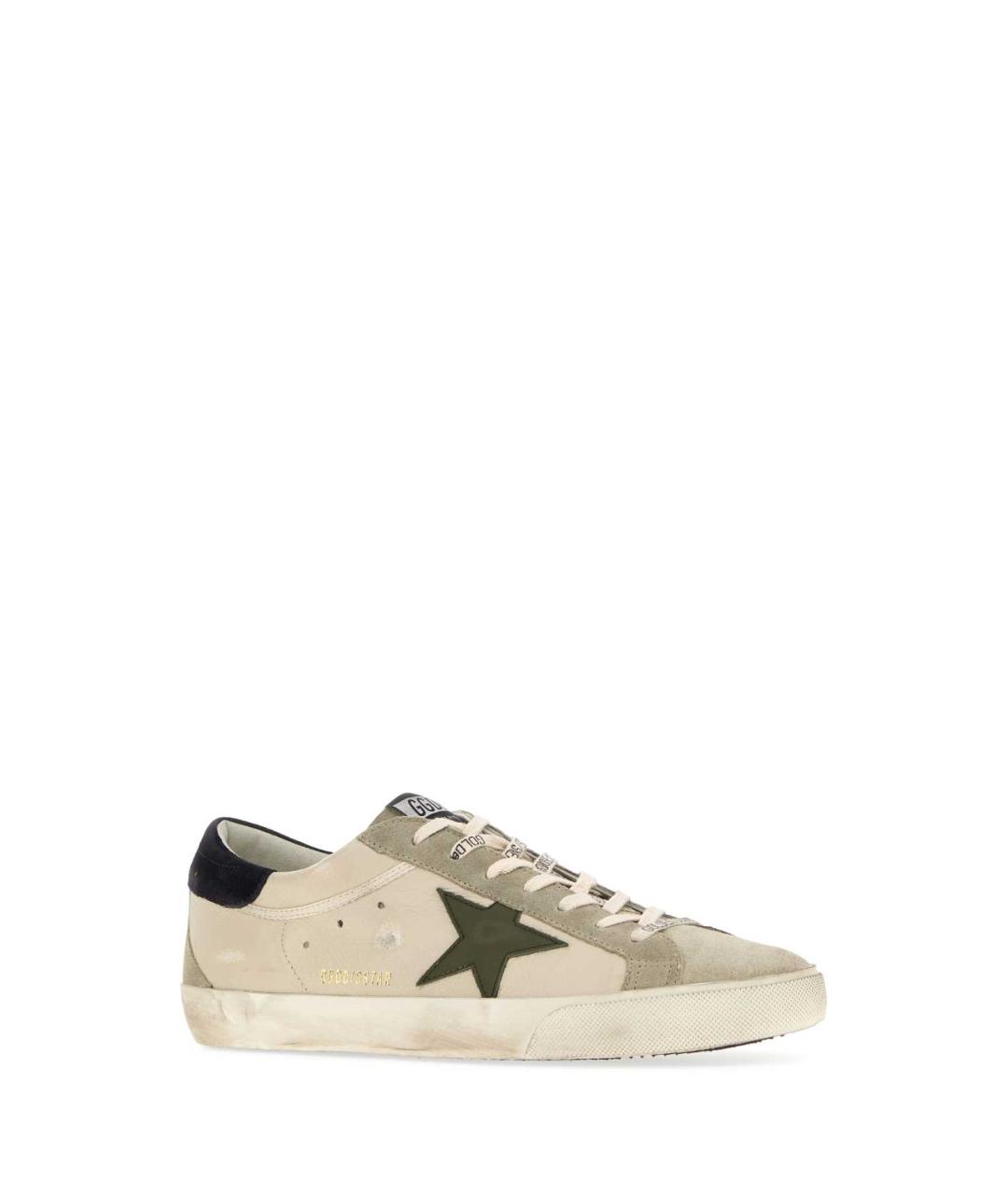 GOLDEN GOOSE Мульти кожаные низкие кроссовки / кеды, фото 2