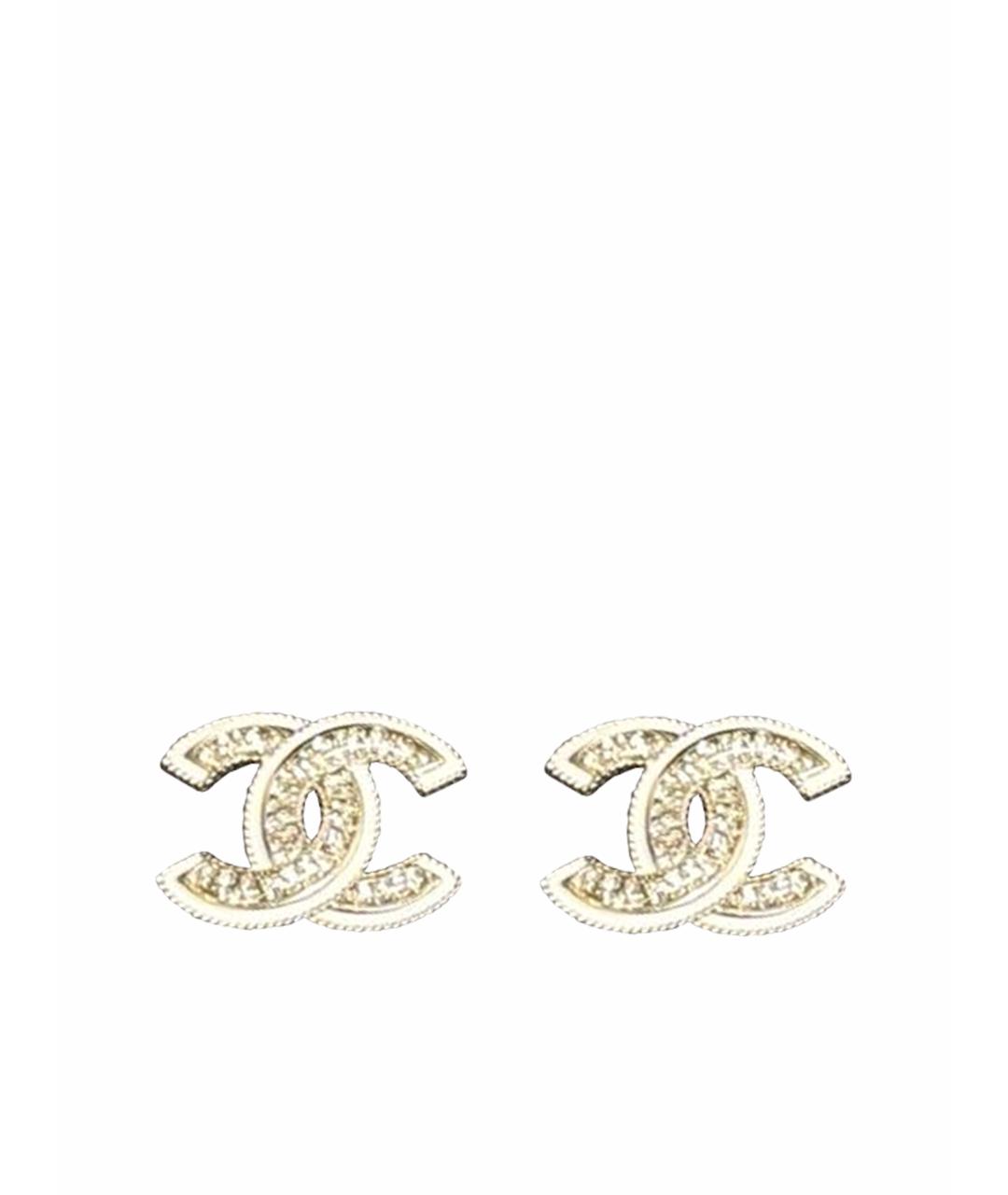 CHANEL Серебряные серьги, фото 1