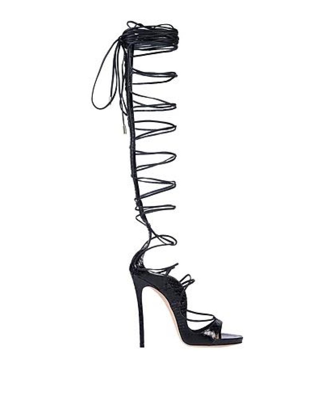 DSQUARED2 Зеленые кожаные босоножки, фото 8