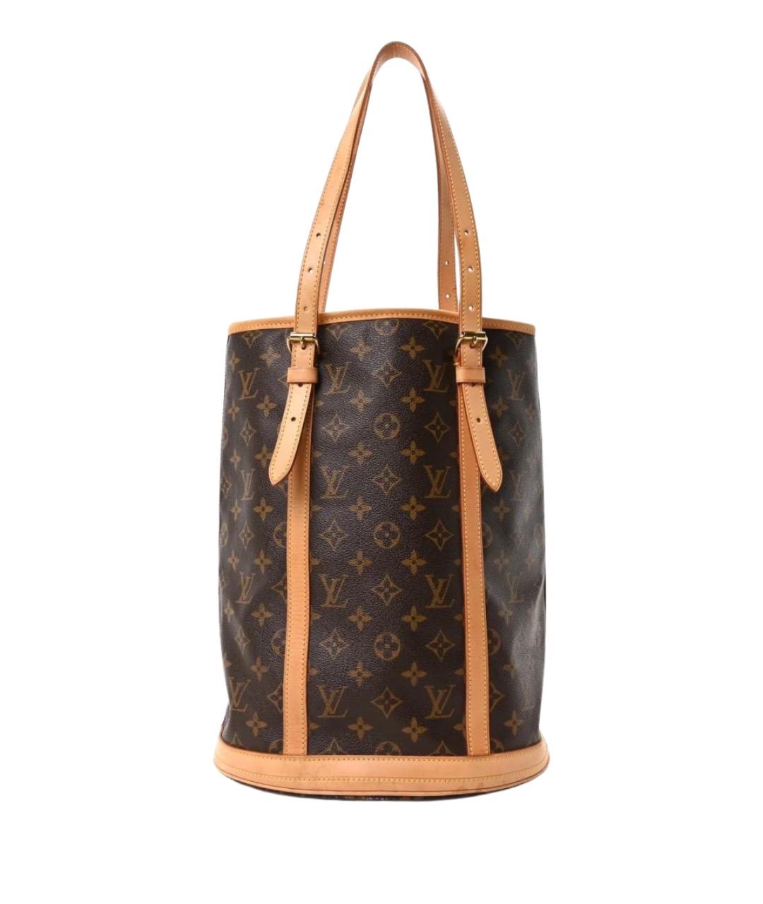 LOUIS VUITTON Коричневая сумка с короткими ручками, фото 1