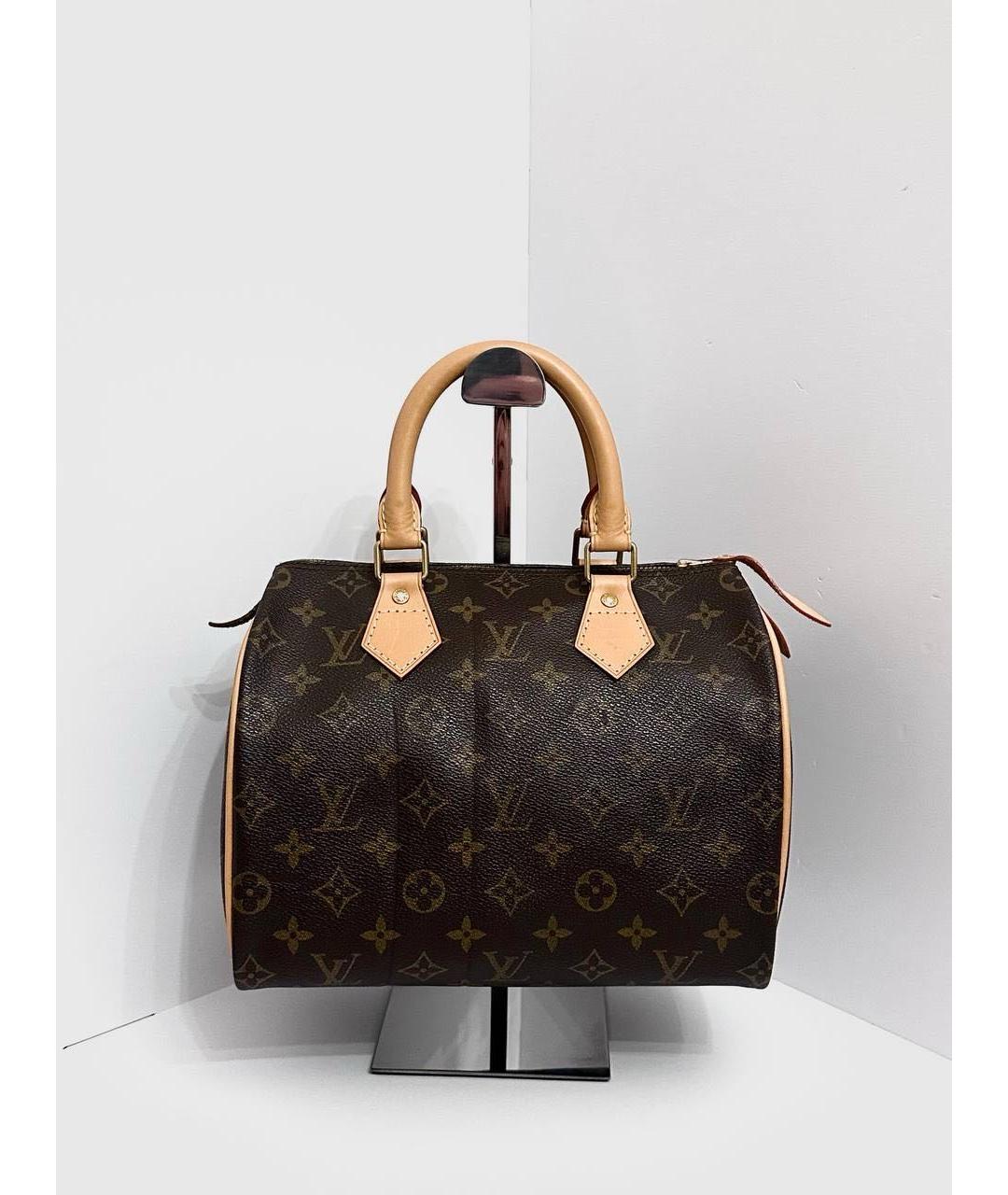 LOUIS VUITTON Коричневая сумка с короткими ручками, фото 6