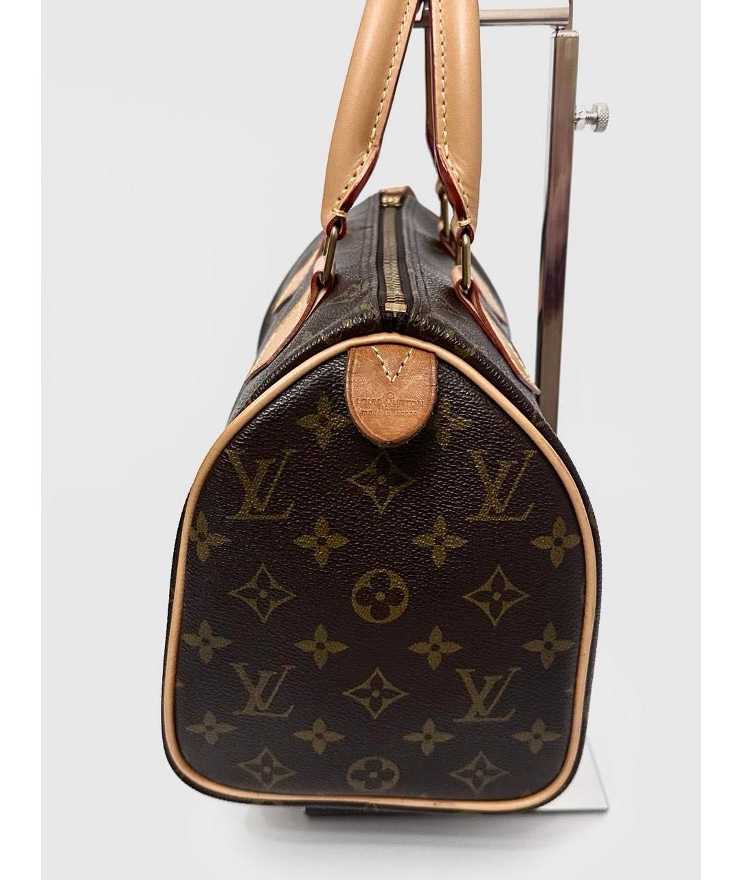 LOUIS VUITTON Коричневая сумка с короткими ручками, фото 4