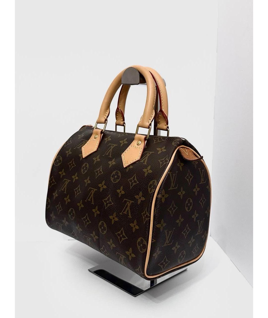 LOUIS VUITTON Коричневая сумка с короткими ручками, фото 2