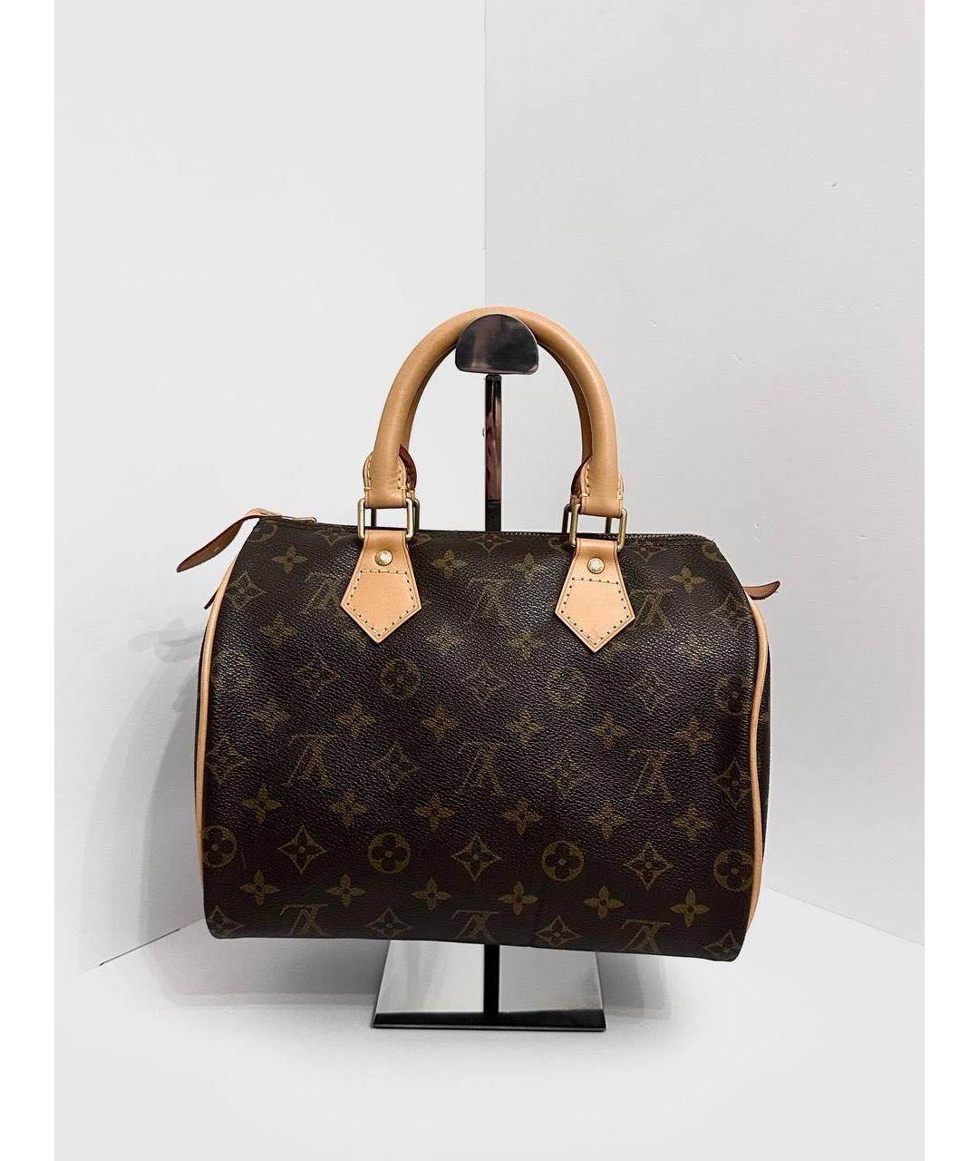 LOUIS VUITTON Коричневая сумка с короткими ручками, фото 9