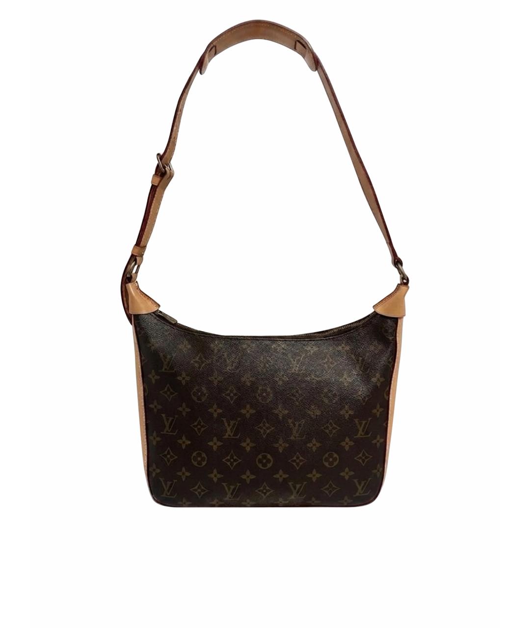 LOUIS VUITTON Коричневая сумка с короткими ручками, фото 1