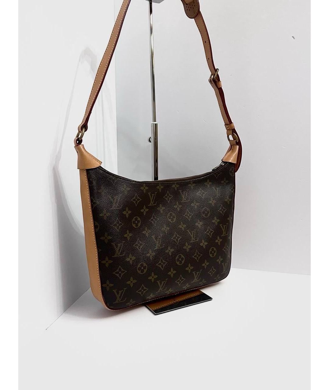 LOUIS VUITTON Коричневая сумка с короткими ручками, фото 6