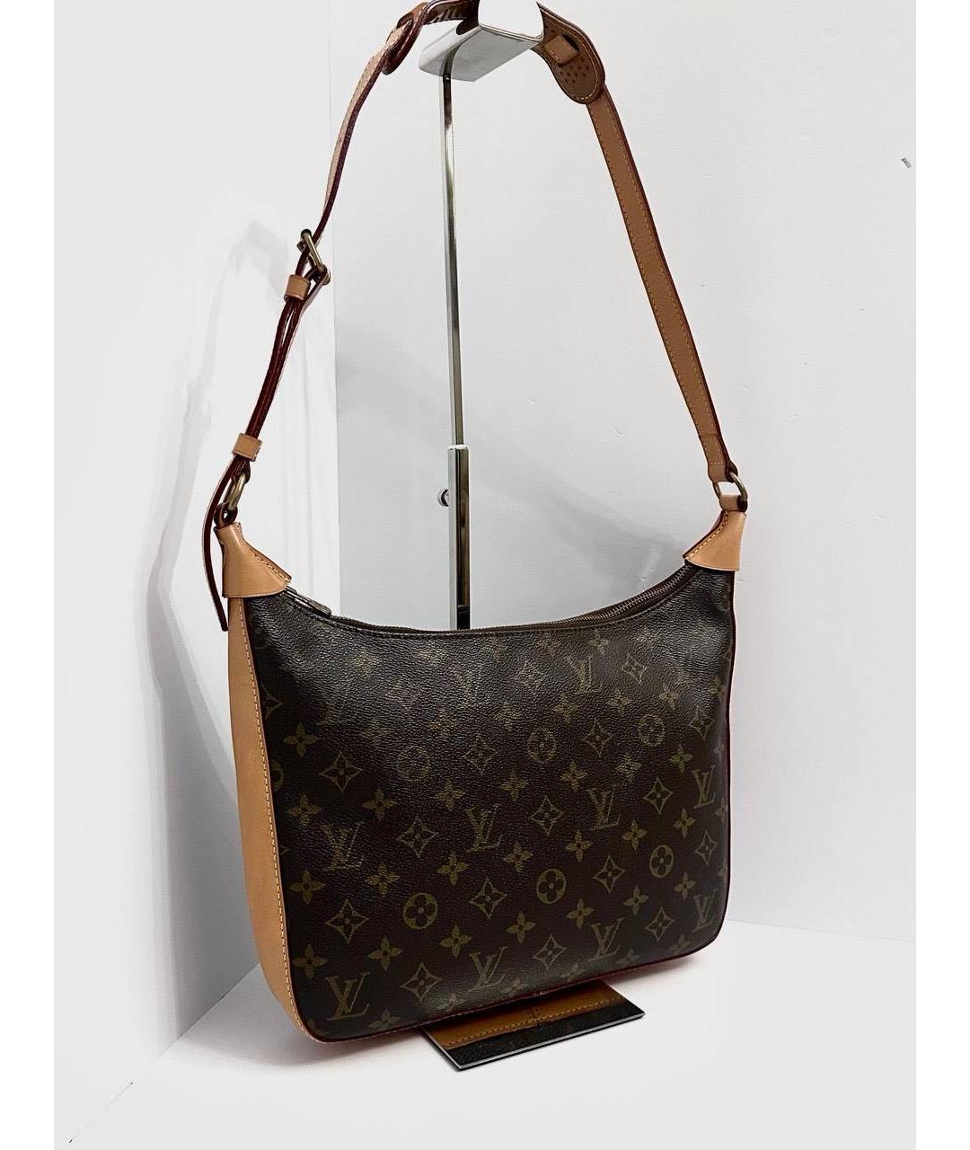 LOUIS VUITTON Коричневая сумка с короткими ручками, фото 2