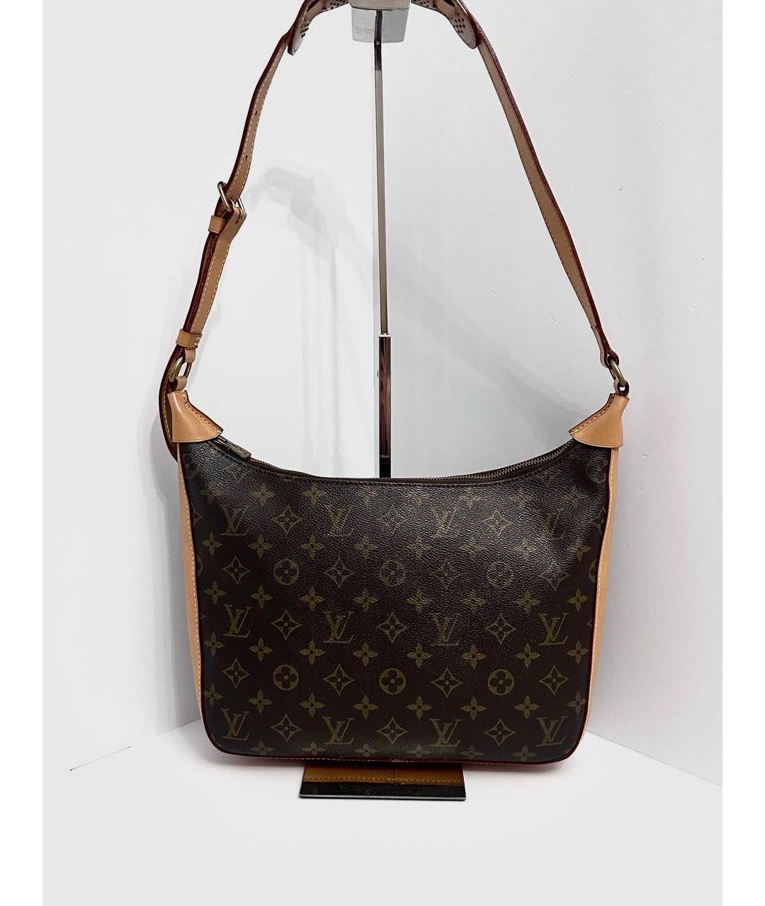 LOUIS VUITTON Коричневая сумка с короткими ручками, фото 9