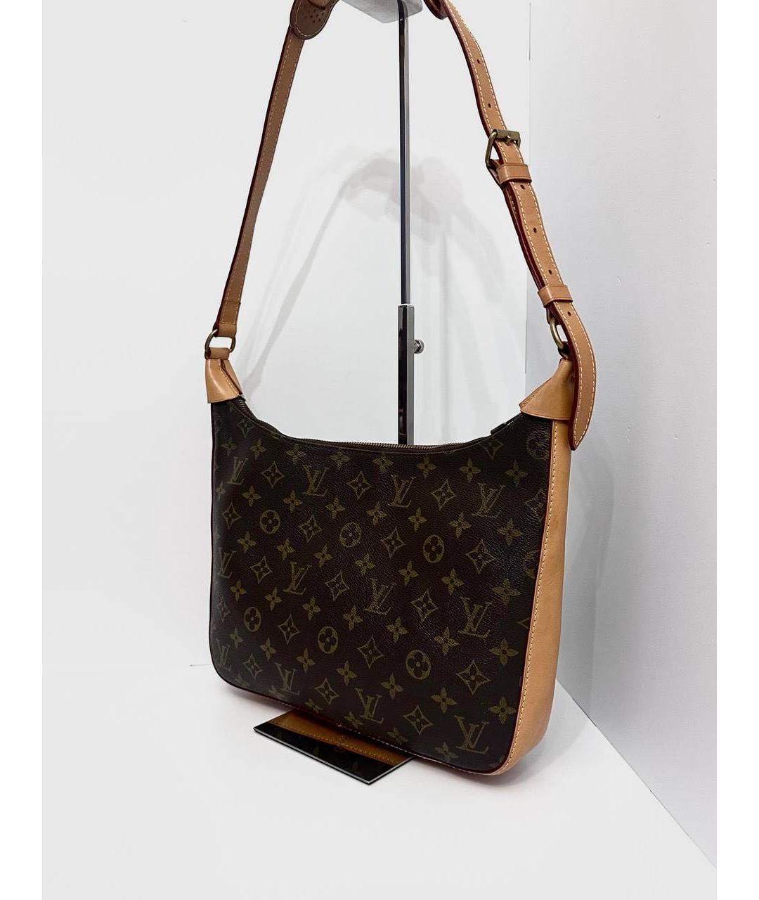 LOUIS VUITTON Коричневая сумка с короткими ручками, фото 5