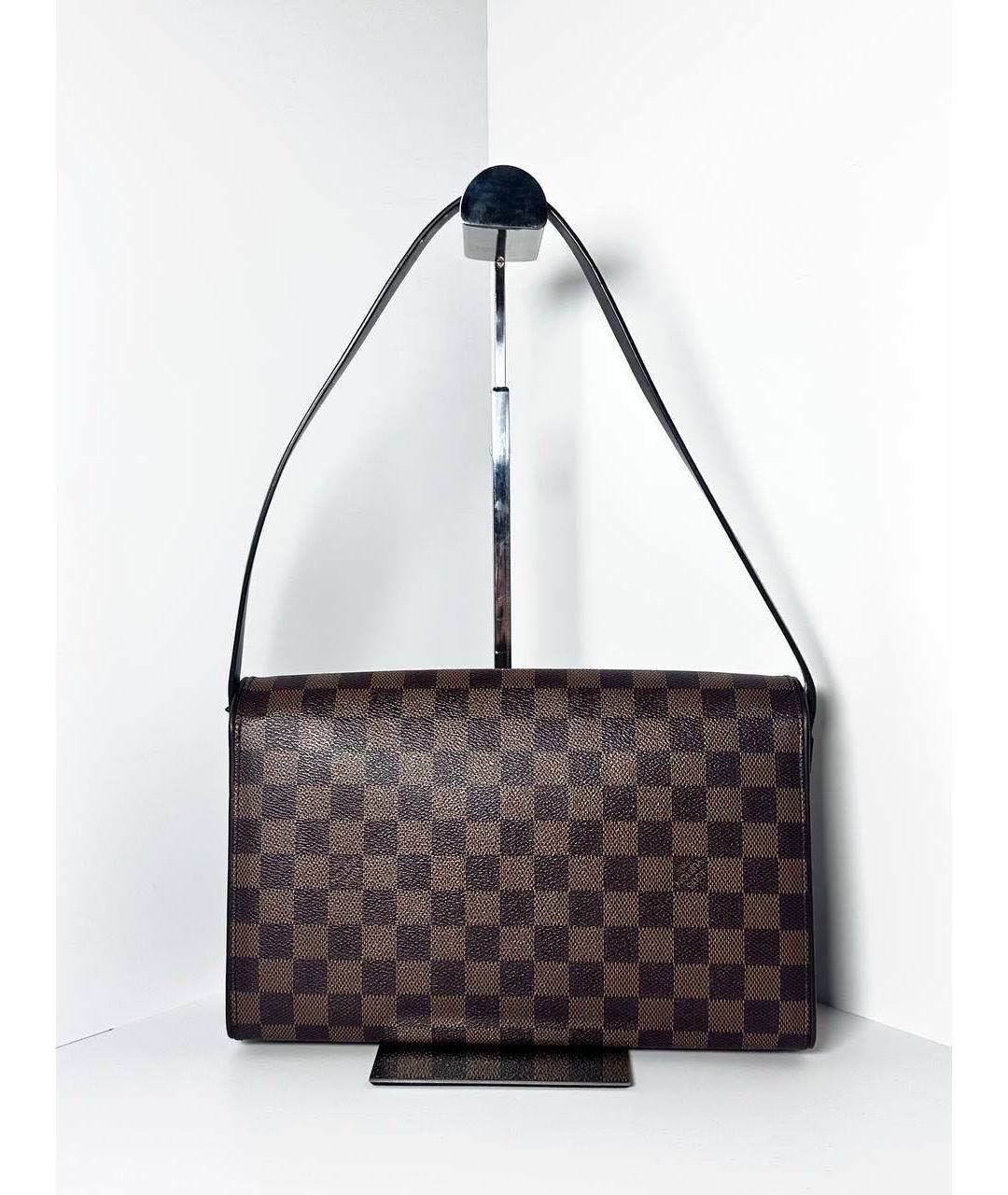 LOUIS VUITTON Коричневая сумка с короткими ручками, фото 7
