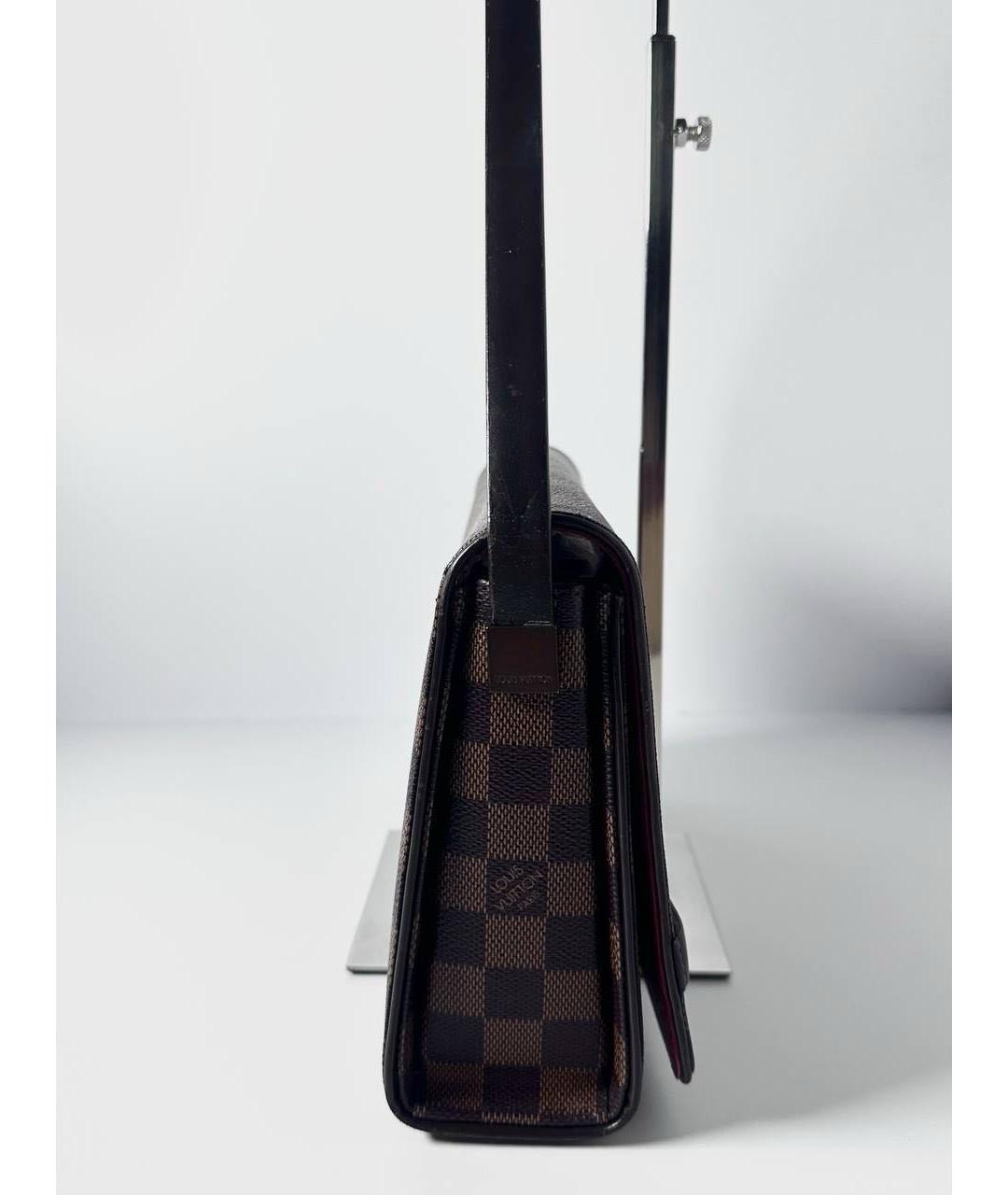 LOUIS VUITTON Коричневая сумка с короткими ручками, фото 4