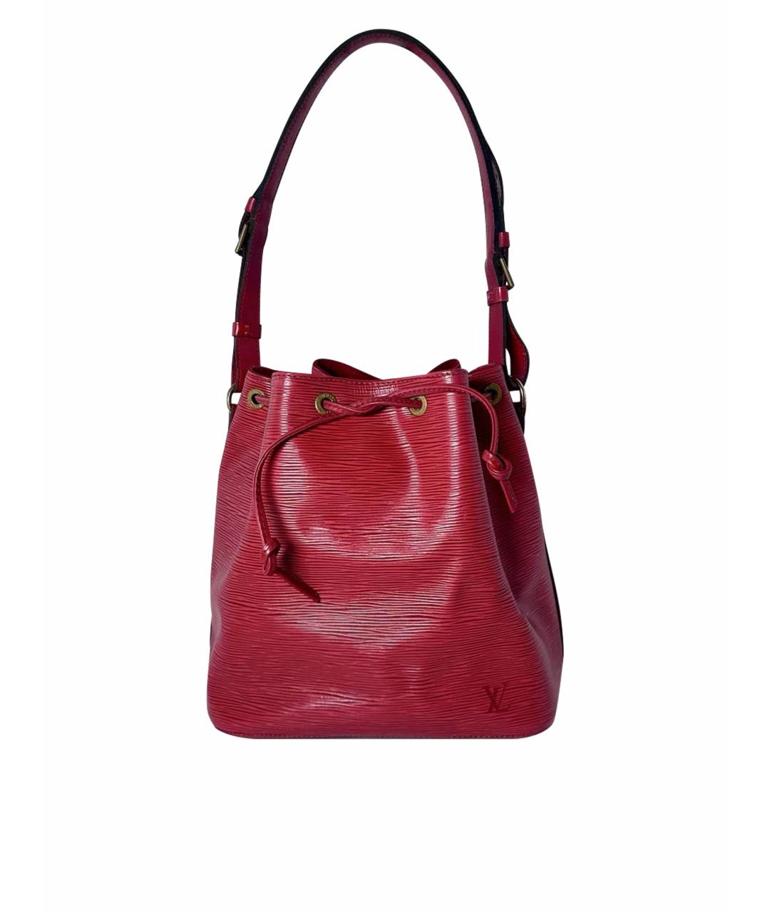 LOUIS VUITTON Красная кожаная сумка через плечо, фото 1