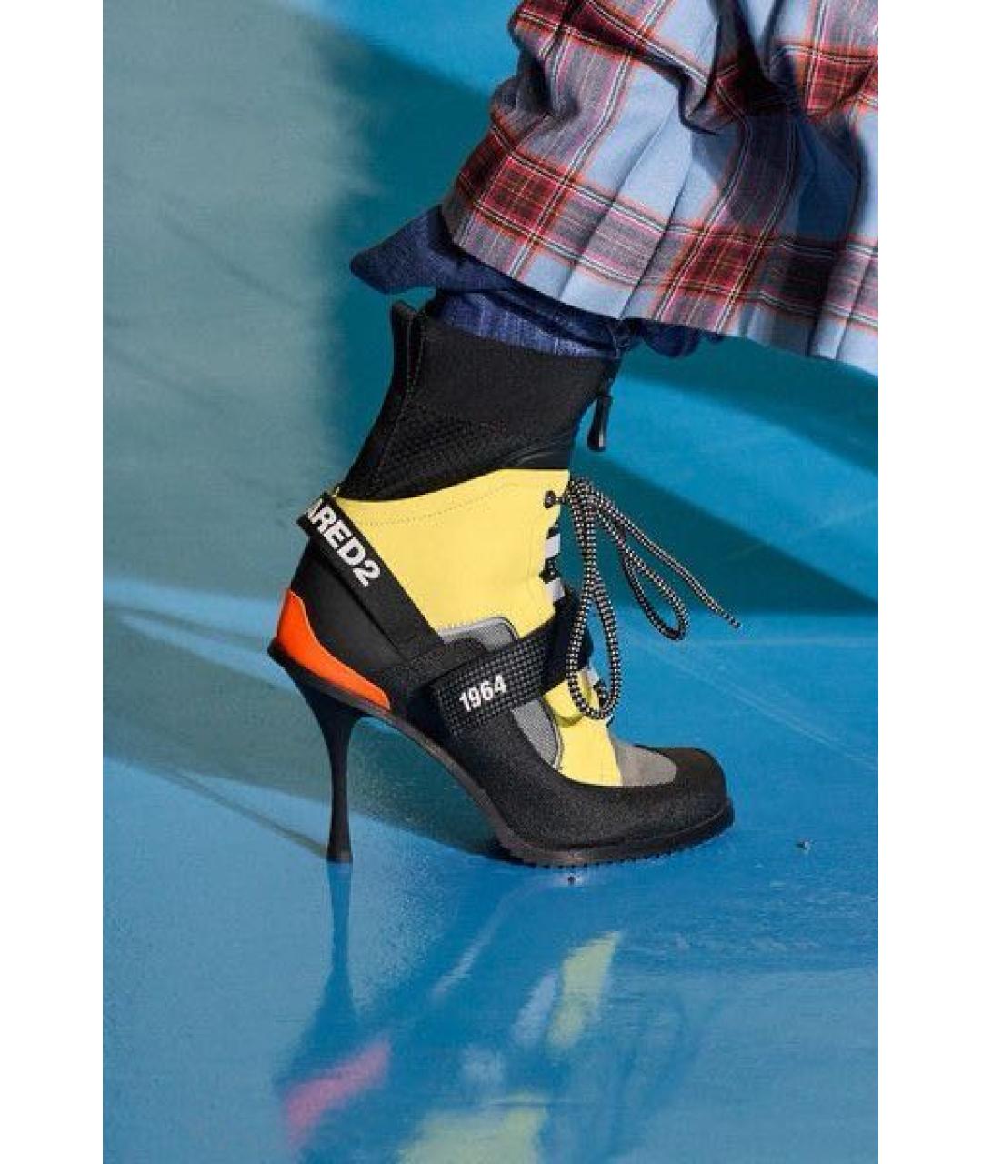 DSQUARED2 Мульти кожаные ботильоны, фото 6