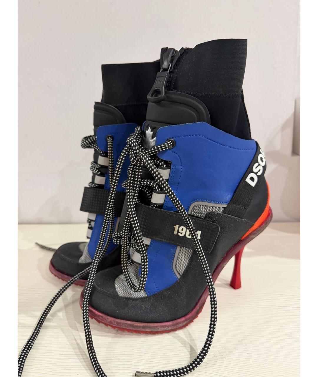 DSQUARED2 Мульти кожаные ботильоны, фото 4