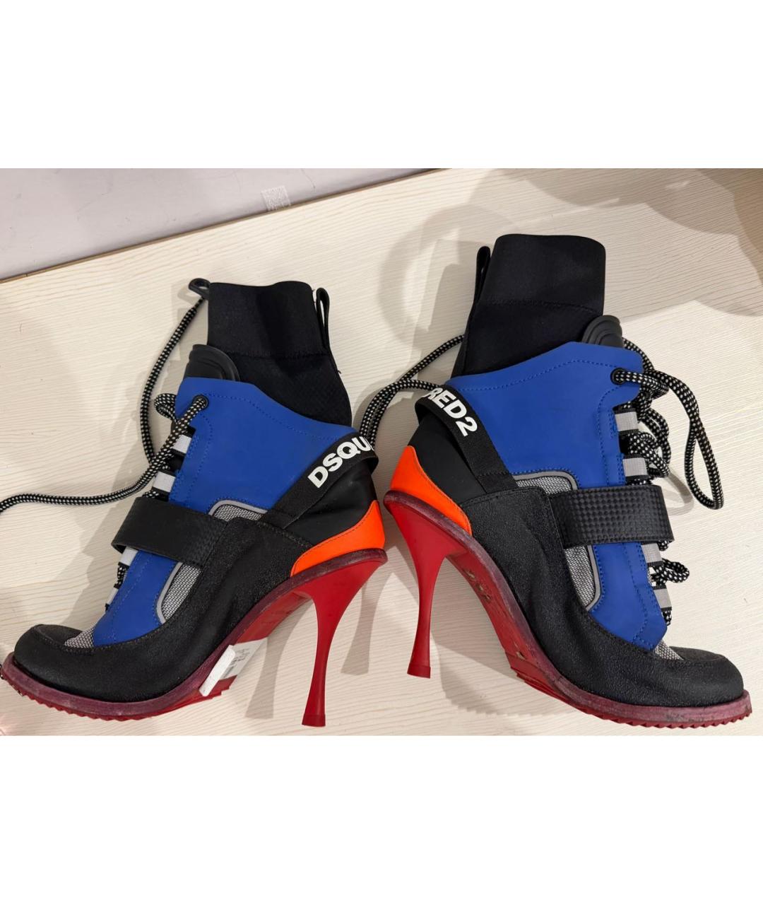 DSQUARED2 Мульти кожаные ботильоны, фото 7