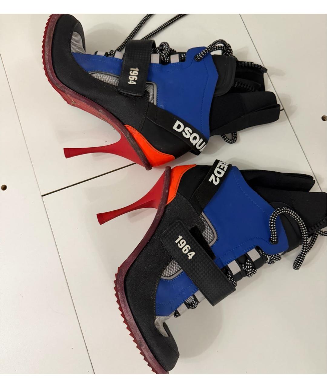 DSQUARED2 Мульти кожаные ботильоны, фото 3