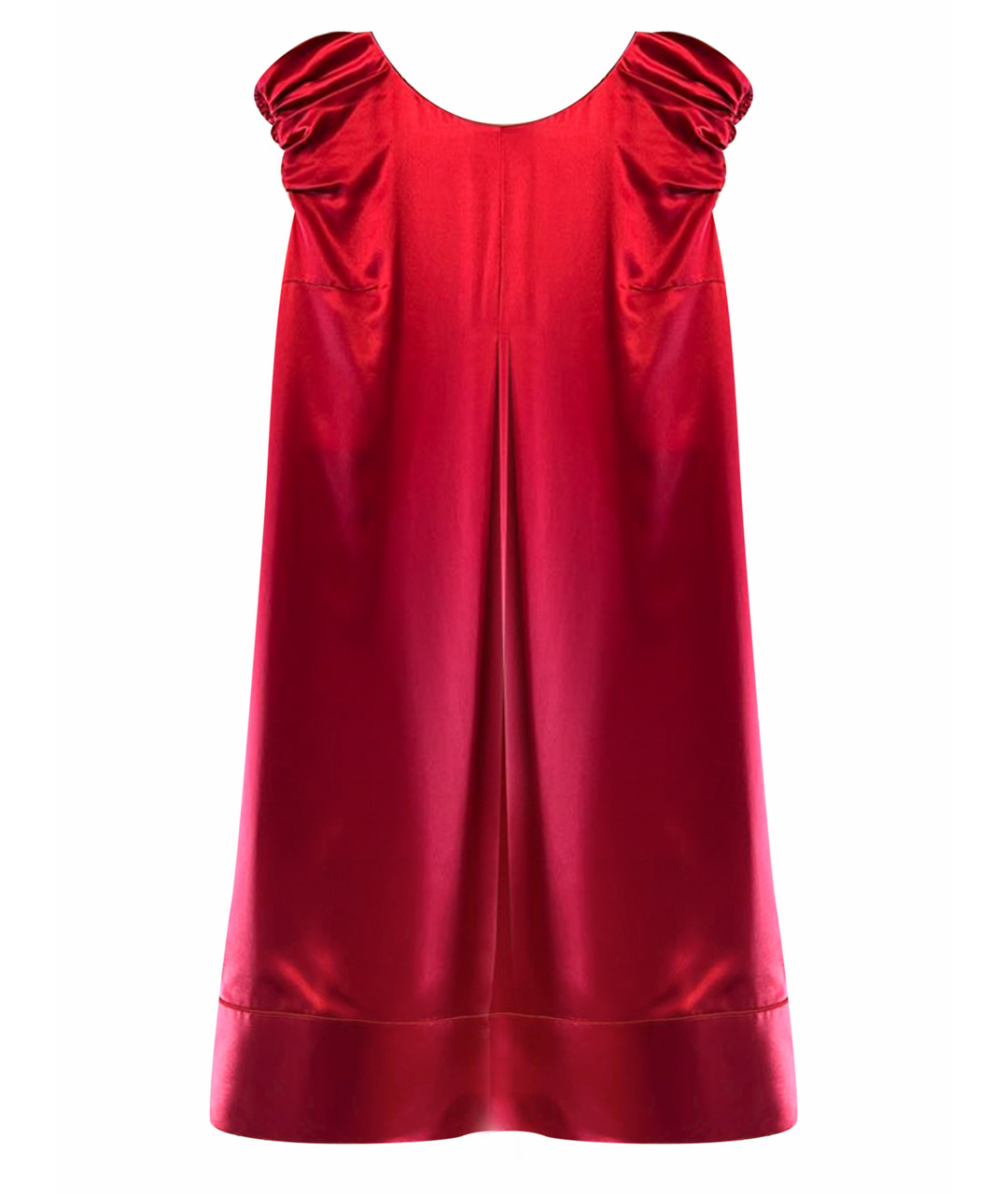 DOLCE & GABBANA VINTAGE Красное шелковое коктейльное платье, фото 1