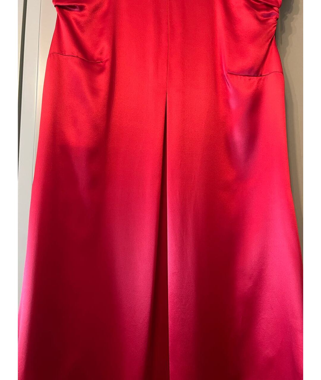 DOLCE & GABBANA VINTAGE Красное шелковое коктейльное платье, фото 5