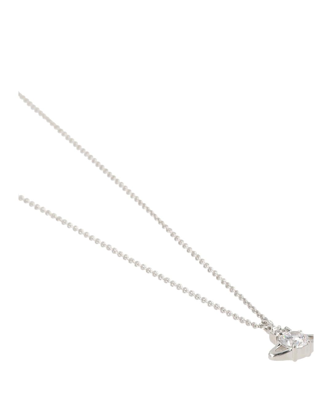 VIVIENNE WESTWOOD Серебряное металлическое колье, фото 3