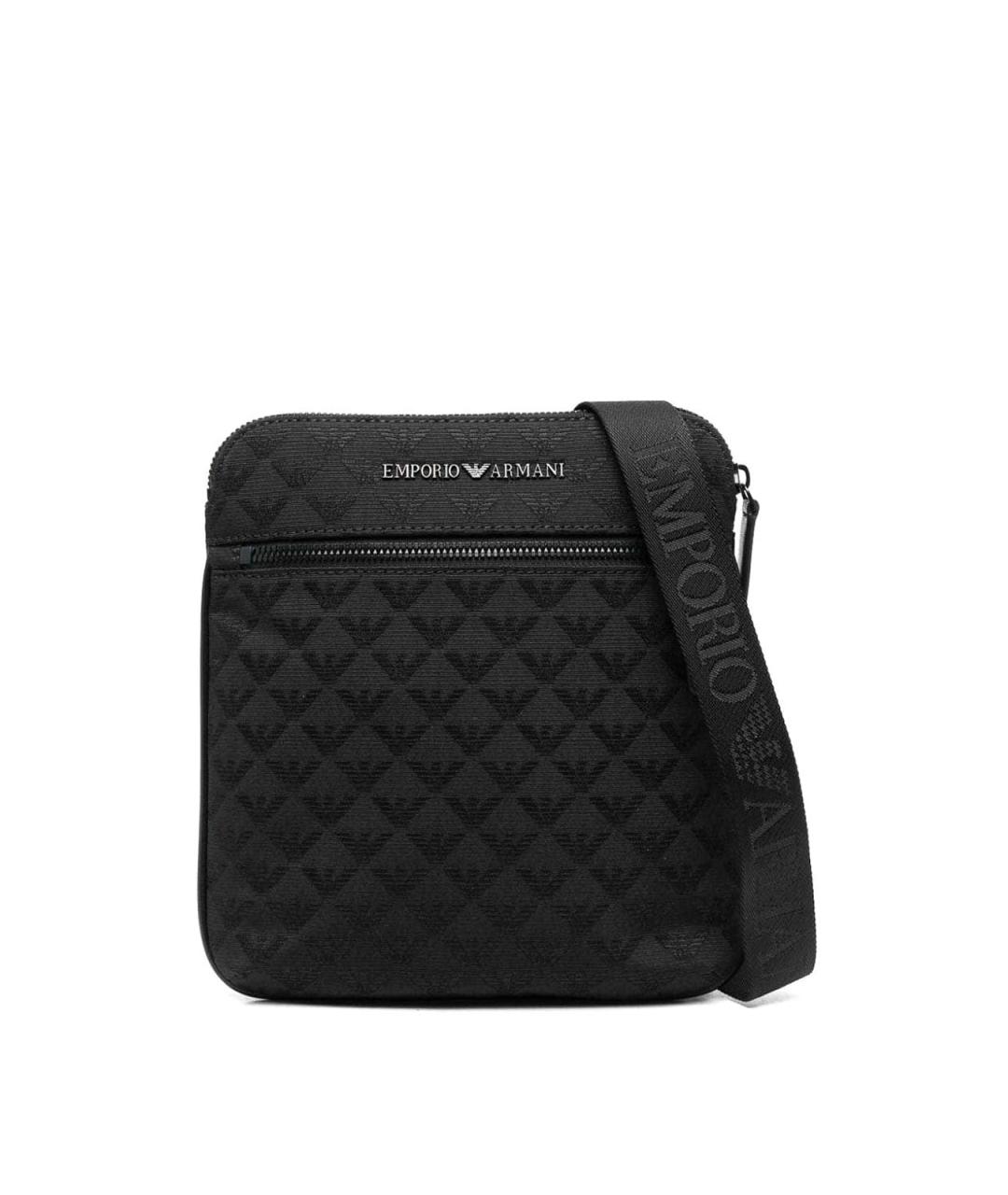 EMPORIO ARMANI Черная сумка на плечо, фото 1