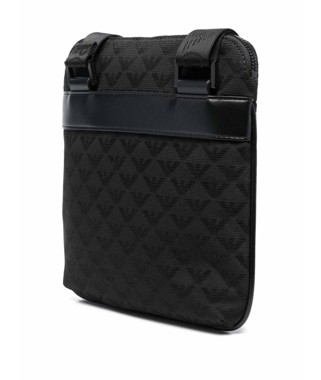 EMPORIO ARMANI Черная сумка на плечо, фото 3