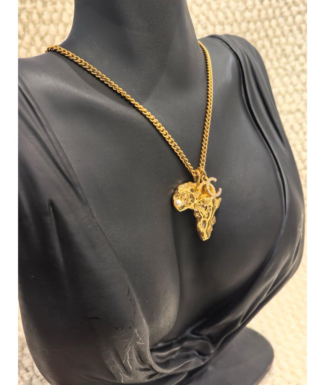 CHANEL Золотая подвеска, фото 2